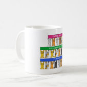 Bedankt om na de katten te kijken koffiemok (Voorkant links)