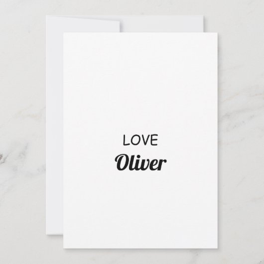 Bedankt om naar mijn homepage te komen (Achterkant)