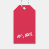 Bedankt om naar mijn partij te komen - Piñata Cadeaulabel (Achterkant)