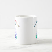 Bedankt om ons de waardering van leerkrachten te d koffiemok (Center)