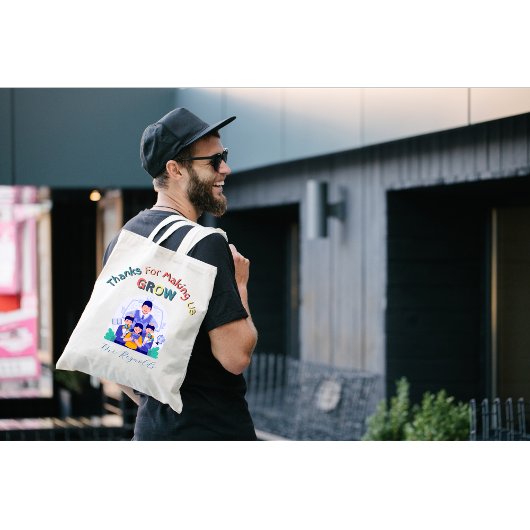 Bedankt om ons de waardering van leerkrachten te d tote bag