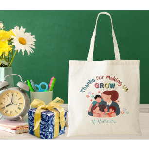Bedankt om ons de waardering van leerkrachten te d tote bag