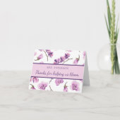 Bedankt om ons te helpen bij het Wenskaart van de  (Voorkant)