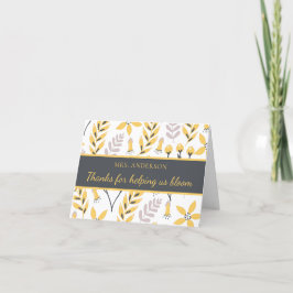 Bedankt om ons te helpen bij het Wenskaart van de 