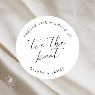 Bedankt om ons te helpen de knoop Stickers Stropda