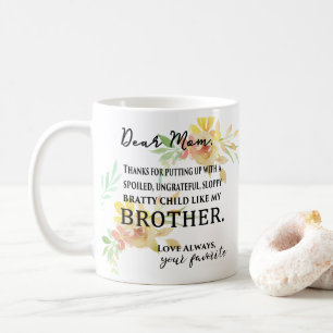 Bedankt om op te gaan met mijn spuugbroeder Funny Koffiemok