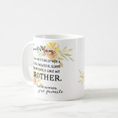 Bedankt om op te gaan met mijn spuugbroeder Funny Koffiemok (Voorkant links)