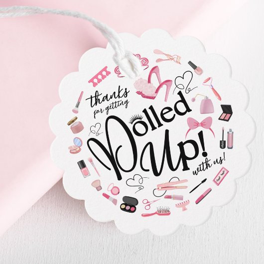 Bedankt om opgetut te worden met ons feest bedankjes labels