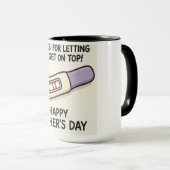 Bedankt om papa op de top te laten komen mok (Voorkant rechts)