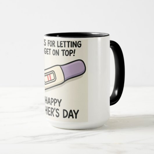 Bedankt om papa op de top te laten komen mok (Voorkant rechts)