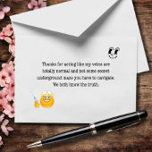 Bedankt om te doen alsof mijn aderen geen afval zi