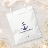 Bedankt om te komen. Anchor Favor Bags Bedankzakje (Geknipt)