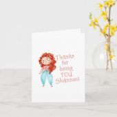 Bedankt om u gevouwen Wenskaart te zijn Kaart (Gele Bloem)