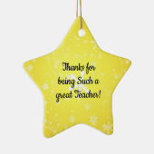 Bedankt om zo'n geweldige leraar ornamenten (Rechts)