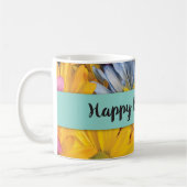 Bedankt op de dag van de bosbranden Gerbera Daisie Koffiemok (Links)