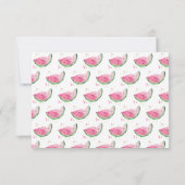 Bedankt op de eerste verjaardag van Melon Watermel (Achterkant)