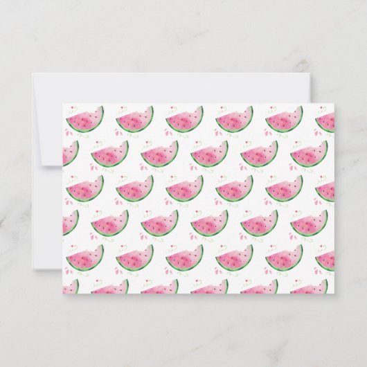 Bedankt op de eerste verjaardag van Melon Watermel (Achterkant)