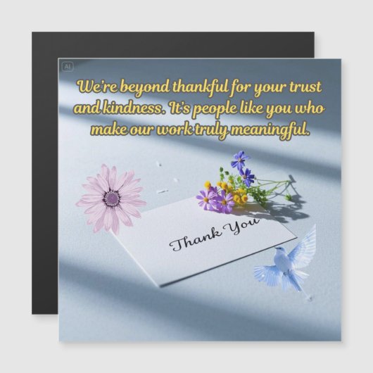 Bedankt op je weg sturen (Voorkant / Achterkant)