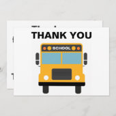 Bedankt Opmerking voor School Bus Driver Kaart (Voorkant / Achterkant)
