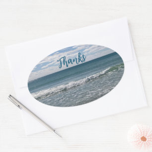 Bedankt Ovaal Sticker