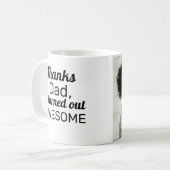 Bedankt pa Ik ben Geweldige geworden Koffiemok (Voorkant links)