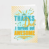 Bedankt pa, ik heb Geweldige grappige Vaderdag uit Feestdagen Kaart (Voorkant)