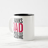 Bedankt pa... ik heb Geweldige Vaderdag Mok uitgem (Voorkant links)