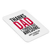 Bedankt pa ik maakte Geweldige vaders dag Magnet u Magneet (Rechterzijde)