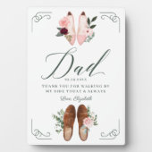 Bedankt pa | Naar mijn zijkant lopen Waterverf-sch Fotoplaat (voorkant)