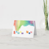 Bedankt Paint Splatter (Voorkant)