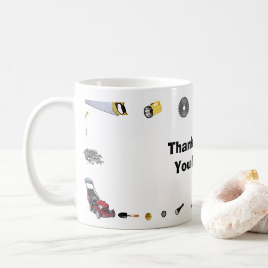 Bedankt Pap Mok (Met donut)