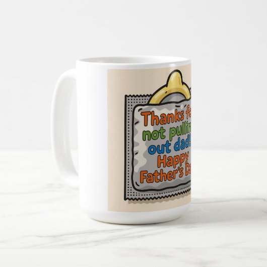 Bedankt Pap Mok (Voorkant links)