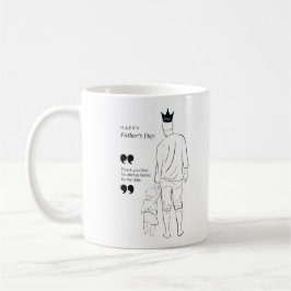 Bedankt papa dat je altijd aan mijn kant staat koffiemok