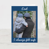 "Bedankt papa" Happy Vaderdag Kaart (Voorkant)