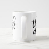 Bedankt papa, jij bent de beste! - Jumbo 20oz mok (Achterkant)