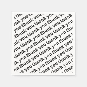 Bedankt, Paper Napkins Servet