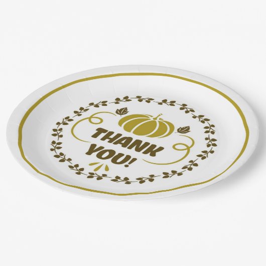 Bedankt Papieren Bordje (Gekanteld)