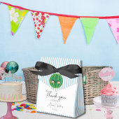 Bedankt pastel strepen lachende watermeloen Blauw Bedankdoosjes