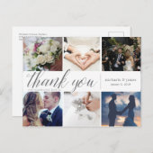 Bedankt Photo Collage Kaart (Voorkant / Achterkant)