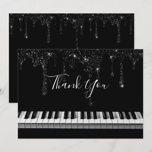 Bedankt pianist (Voorkant / Achterkant)