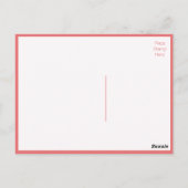 Bedankt Pink Cherry Blossom Floral Briefkaart (Achterkant)