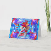 Bedankt Poedel Wenskaart Kaart (Voorkant)