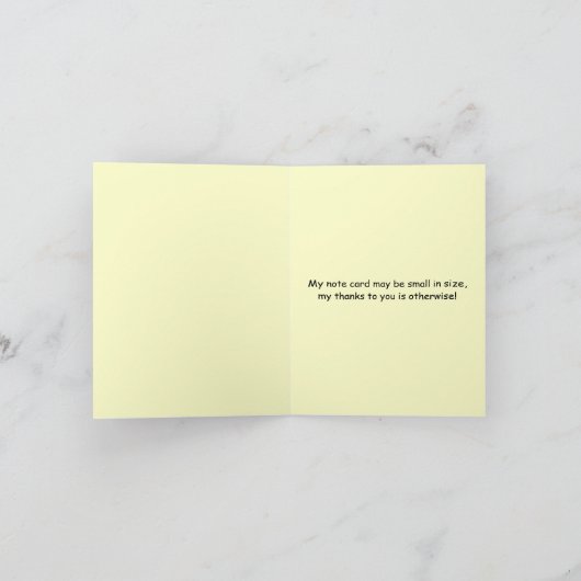 Bedankt Polka Dot op Bord Yellow (Binnen)