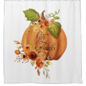 Bedankt pompoen douchegordijn (Voorkant)
