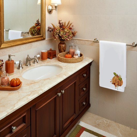 Bedankt pompoen handdoek