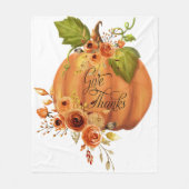 Bedankt pompoen Klassiek Fleece Deken (Voorkant)