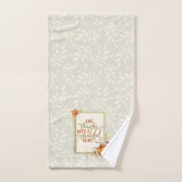 Bedankt pompoen Lijst geven Bad Handdoek