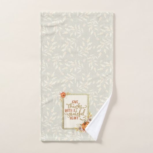 Bedankt pompoen Lijst geven Bad Handdoek (Handdoek)