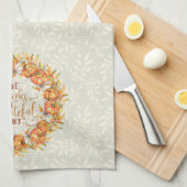 Bedankt pompoen Lijst geven Theedoek (Quarter Fold)