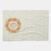 Bedankt pompoen Lijst geven Theedoek (Horizontaal)